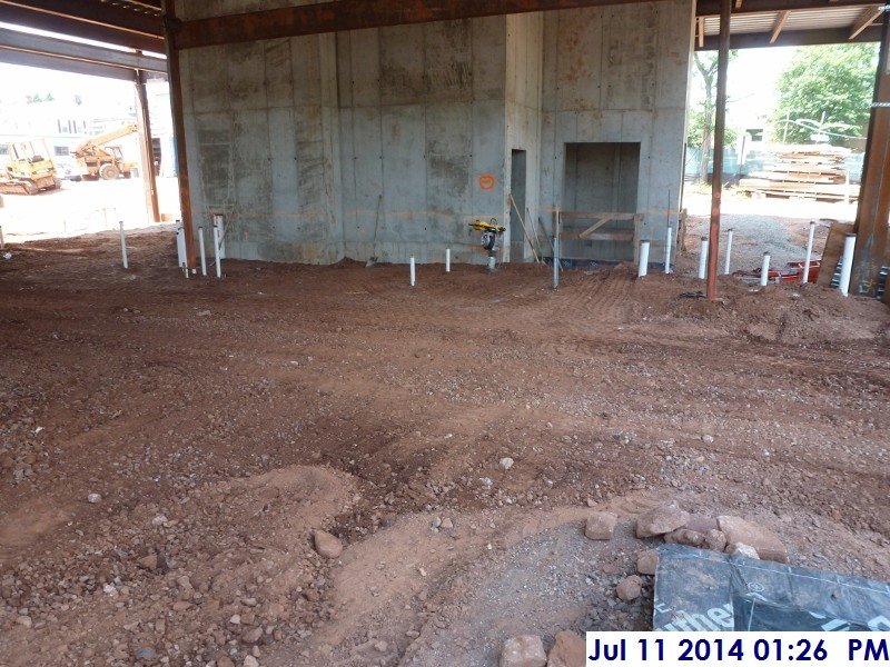 Backfilled and compacted at Room 105 (Servery) Facing North (800x600)